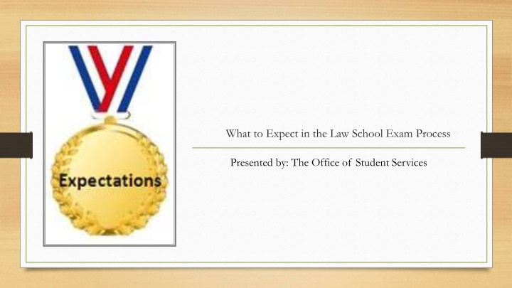 The Law School Exam Process