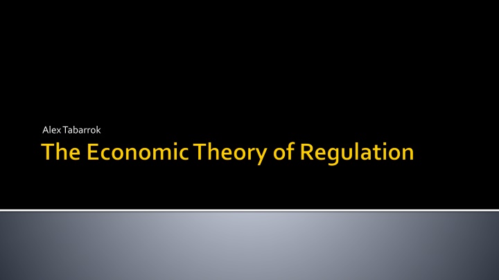 Insights on Regulation, Market Failures, and Capture Theory