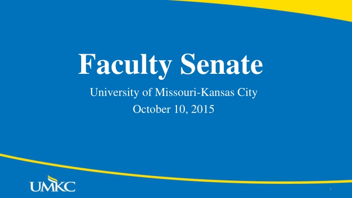 Faculty Senate Meeting and Hiring Authorization Committee Report