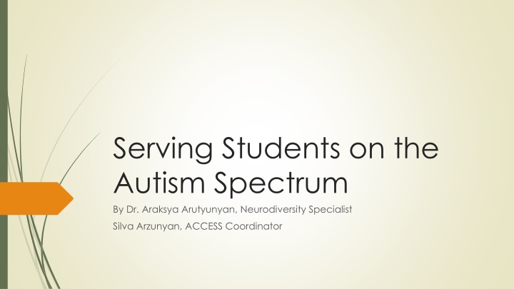 Autism Spectrum Disorder and Supporting Students