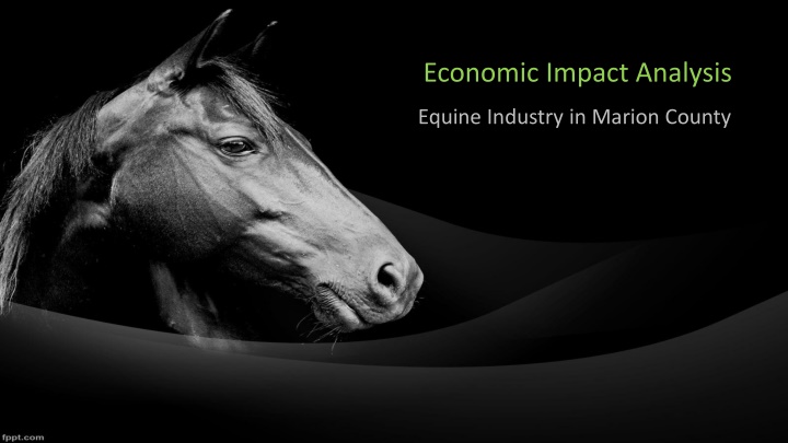 Economic Impact Analysis of Equine Industry in Marion County