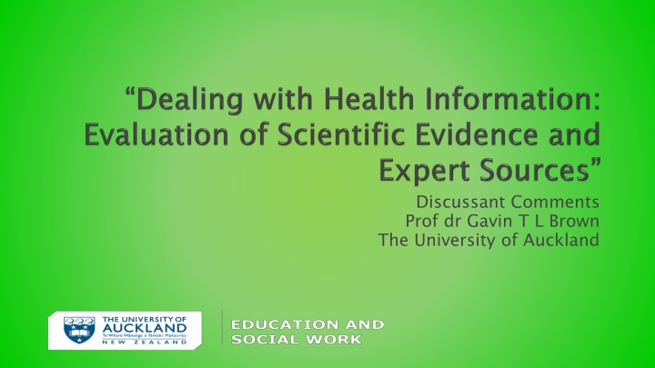 Perceptions of Science in Modern Society