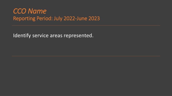 Community Health Report Analysis July 2022 - June 2023