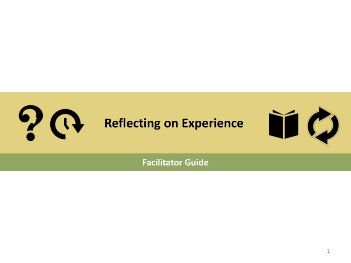 Enhancing Learning Through Reflective Practice