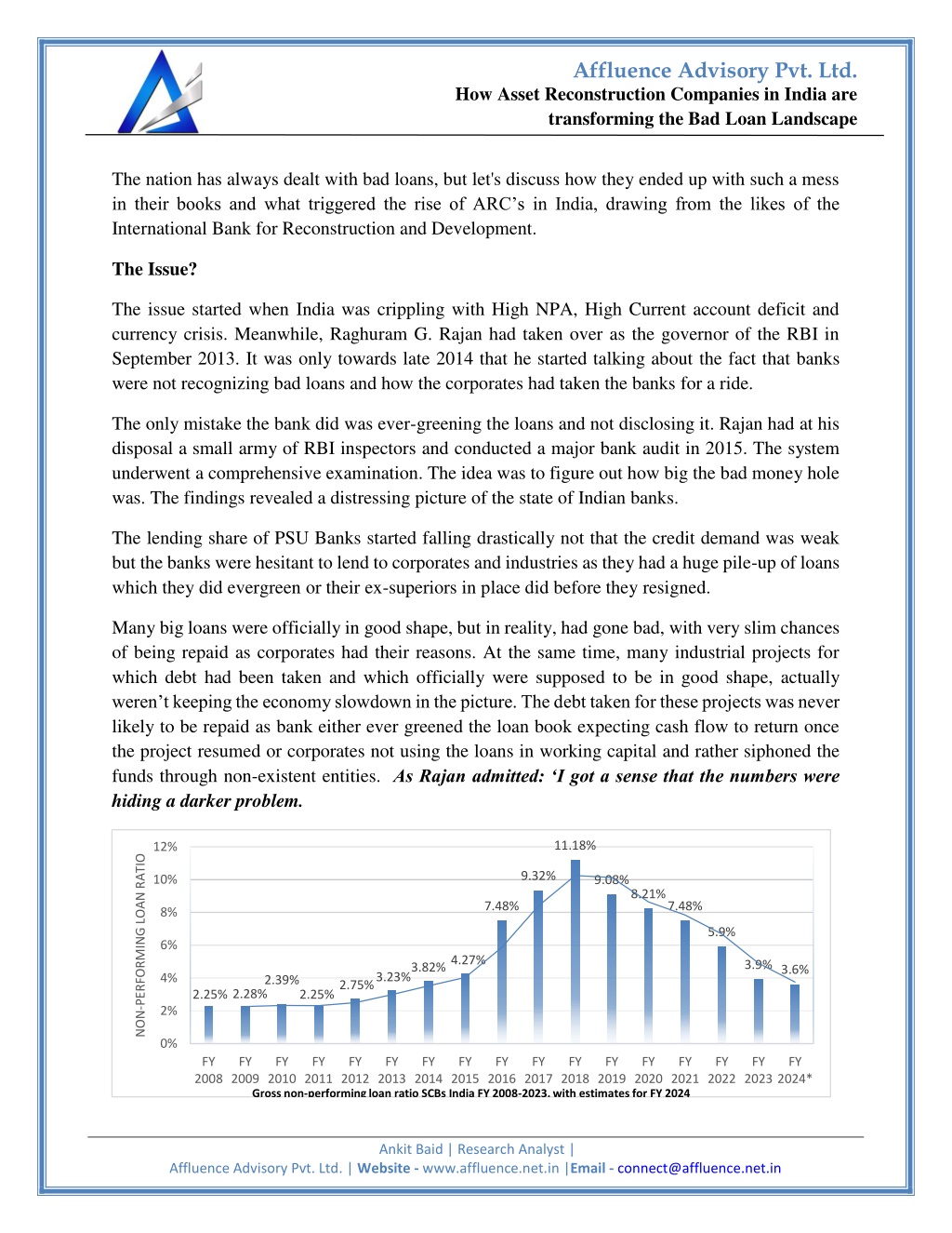 affluence advisory pvt ltd l.w