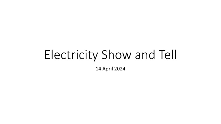 Electricity Efficiency Workshop for Datacentre Sustainability