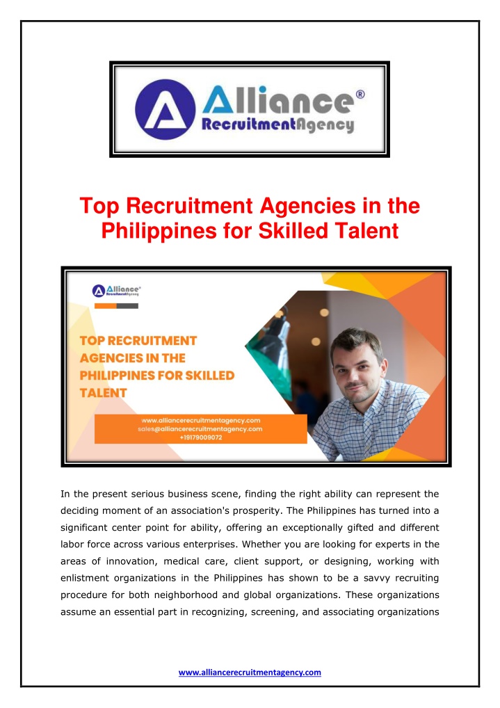 top recruitment agencies in the philippines n.w