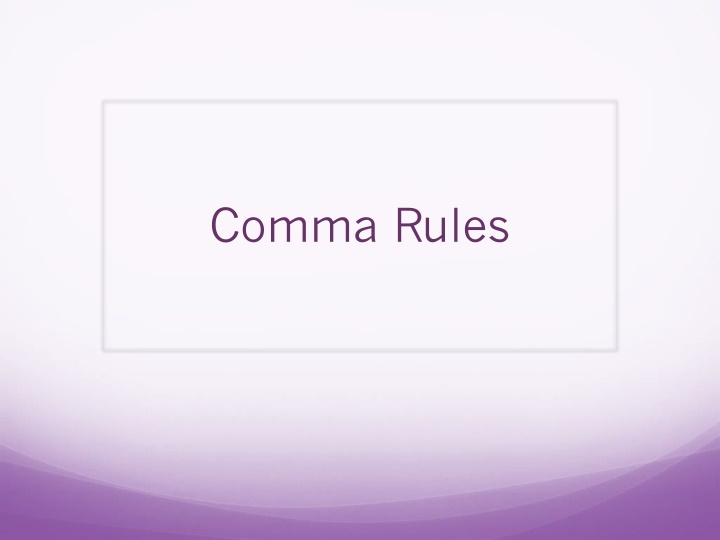 Mastering Comma Rules for Effective Writing