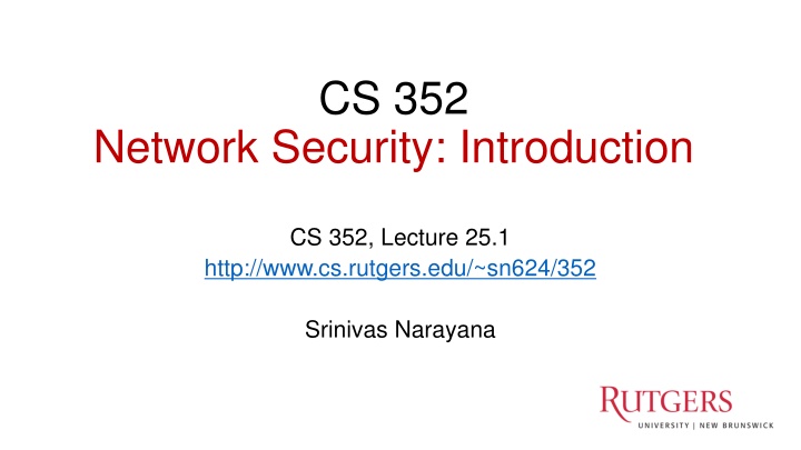 Network Security Fundamentals