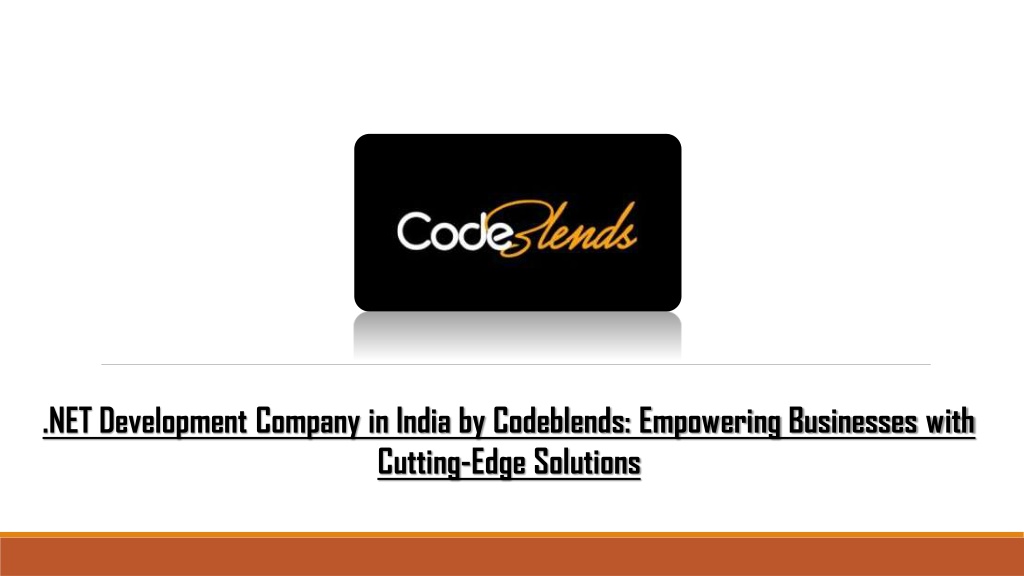 net development company in india by codeblends l.w