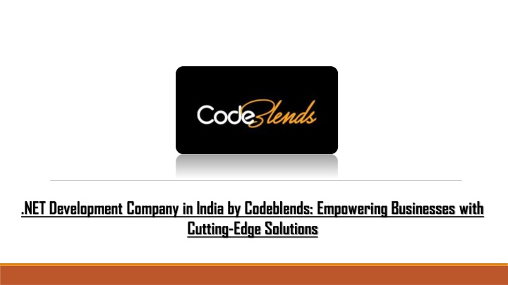 net development company in india by codeblends n.w