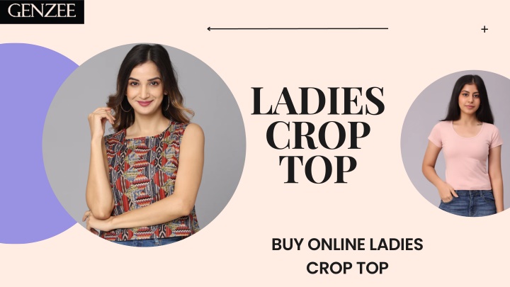 ladies crop top n.w