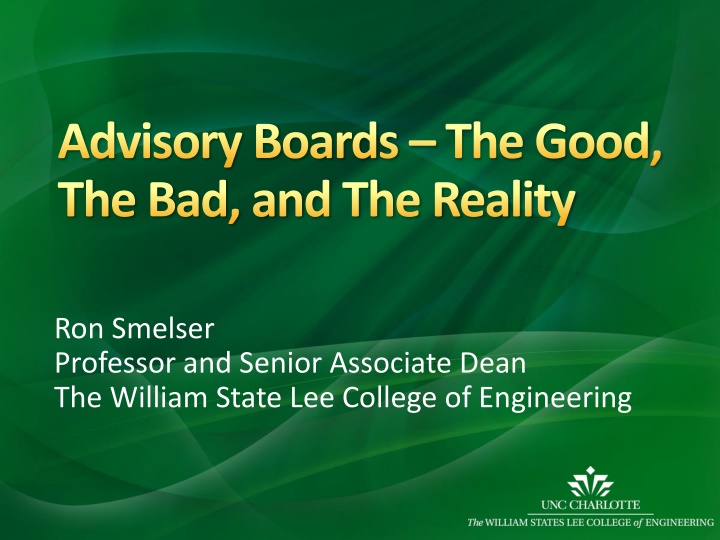 Advisory Boards and ABET Accreditation History