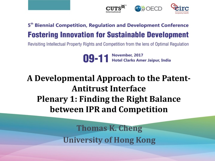 Patent-Antitrust Interface: Balancing IPR and Competition in Developing Countries