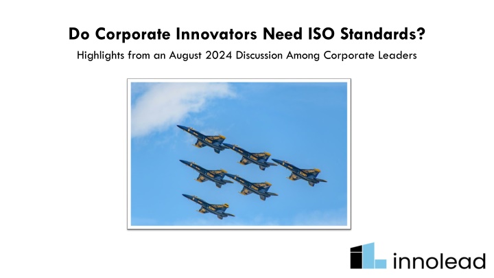 The Impact of ISO Standards on Corporate Innovation