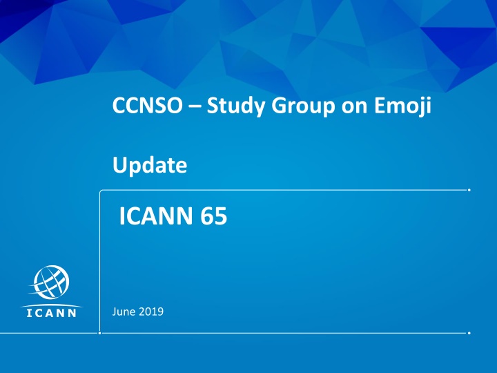 Role of CCNSO Study Group on Emoji in the Internet Community