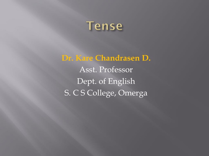 English Tenses - Present Tense Usage Explained