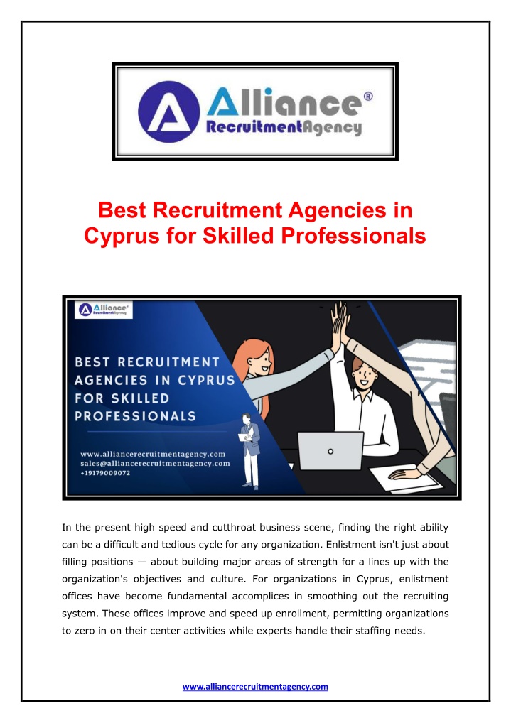 best recruitment agencies in cyprus for skilled n.w