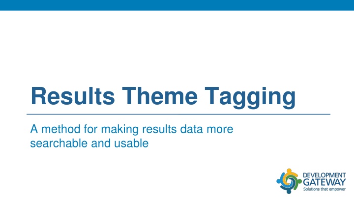 Enhancing Data Usability Through Thematic Tagging in Results Analysis