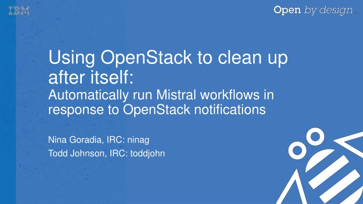 Automating Cleanup in OpenStack Using Mistral Workflows