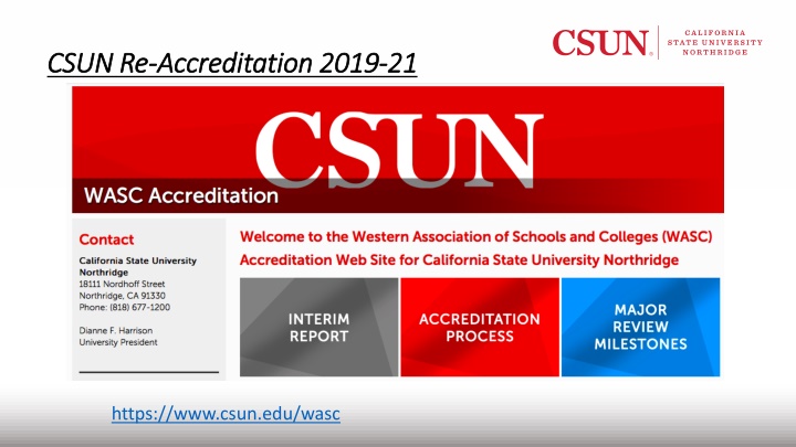 CSUN Accreditation 2019: Ensuring Educational Quality and Compliance