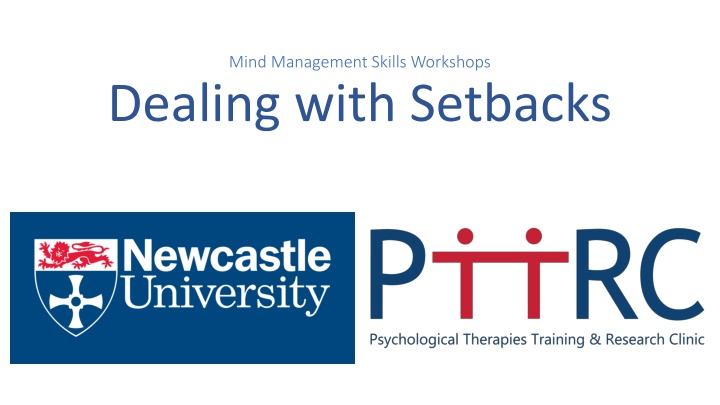 Mind Management Skills Workshop: Dealing with Setbacks