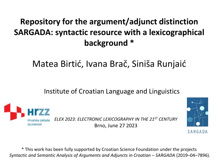 Valency Lexicography and E-Glava: Bridging Syntax and Lexicography