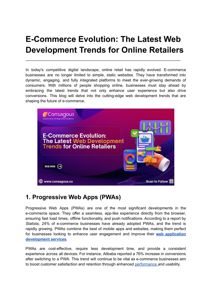 e commerce evolution the latest web development n.w