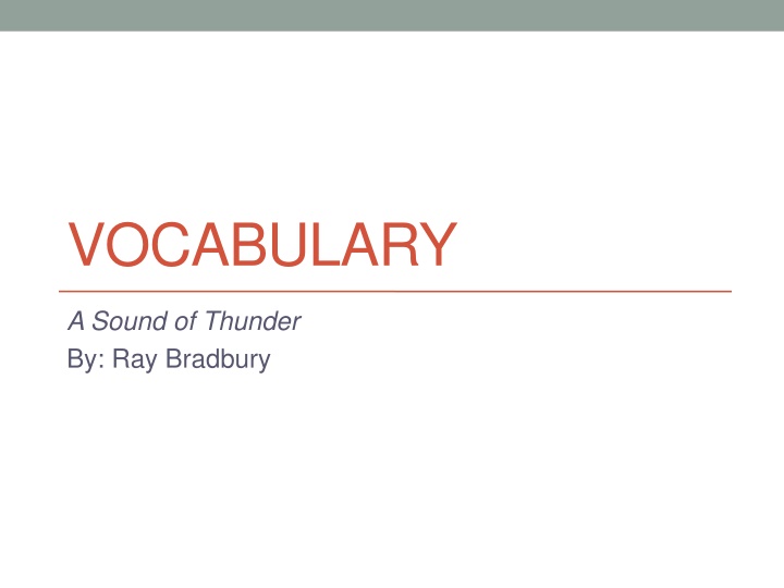 Context Clues for Vocabulary Enrichment