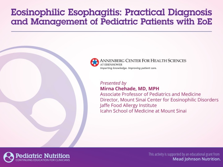 Eosinophilic Gastrointestinal Diseases in Pediatric Patients