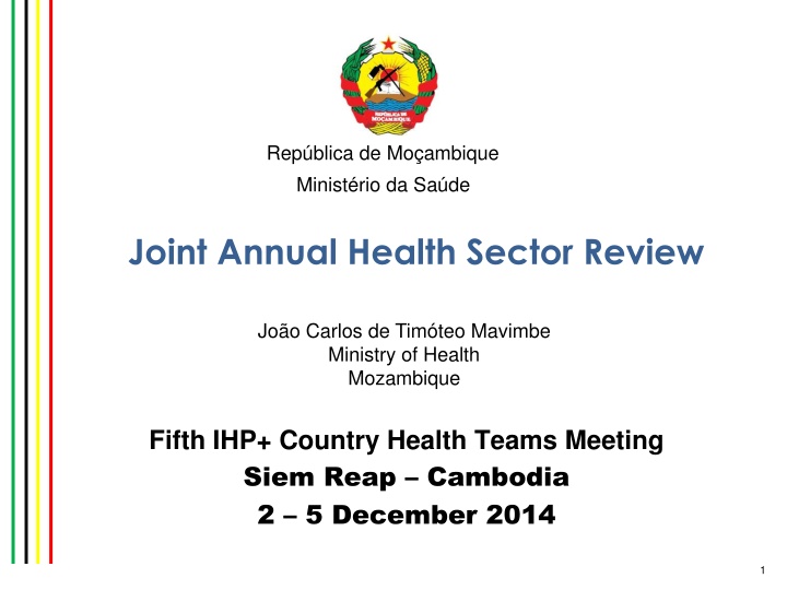Health Sector Review and SWAp Evaluation in Mozambique