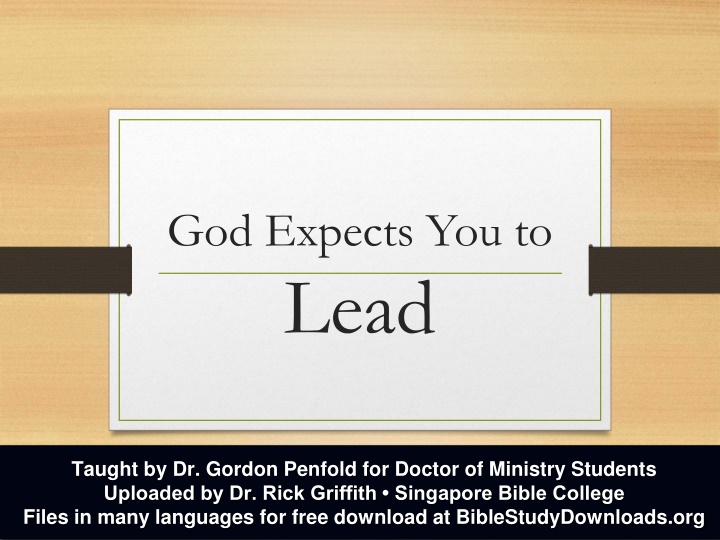 Role of Pastoral Leadership through History