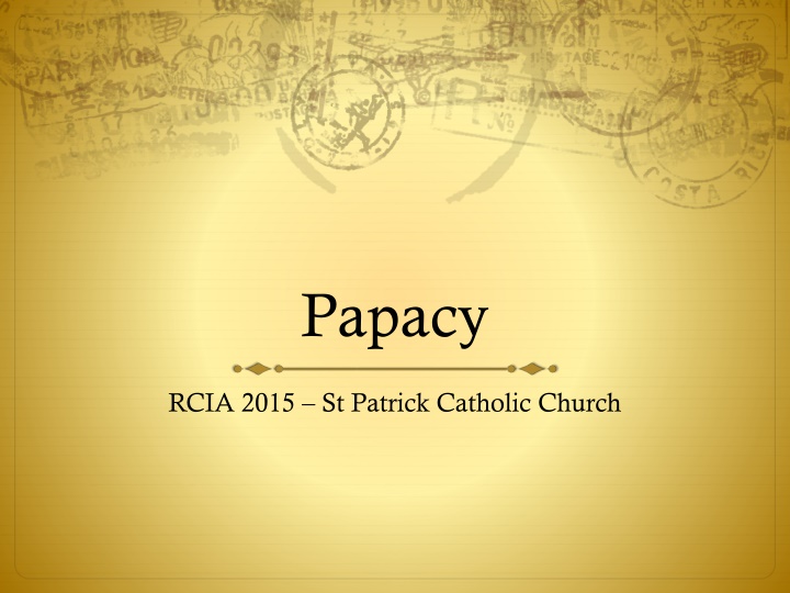 The Papacy: Office of the Pope, Infallibility, and Election Process