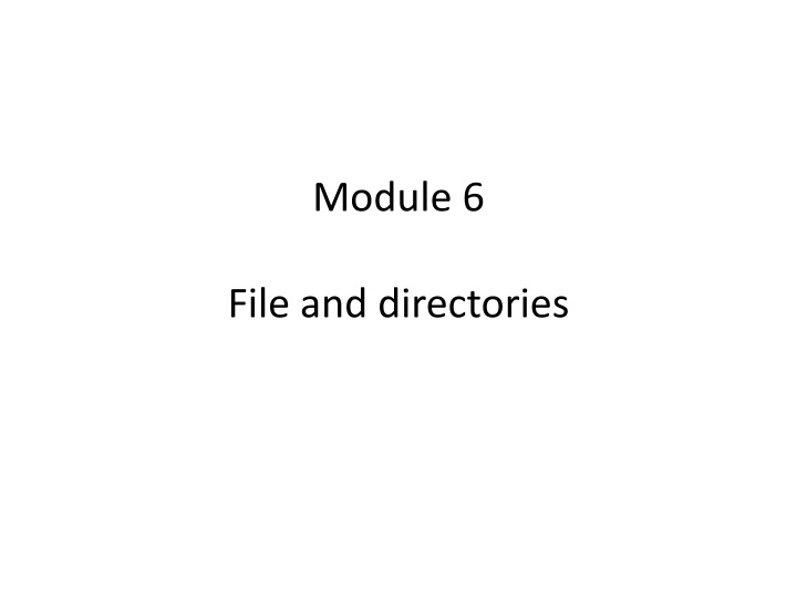 File Handling in Perl