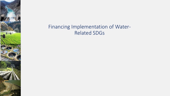 Addressing the Funding Gap for Water-Related Sustainable Development Goals