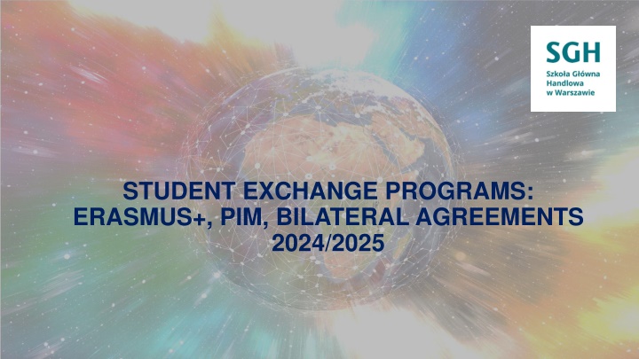 Student Exchange Programs in 2024/2025