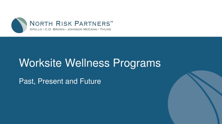 Evolution of Worksite Wellness Programs: Past, Present, and Future
