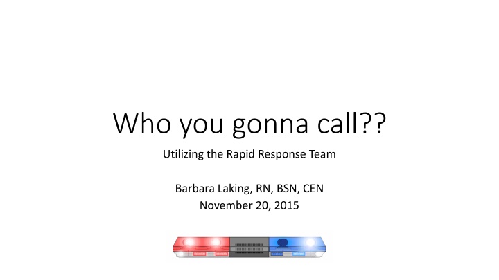 Enhancing Patient Safety Through Rapid Response Teams: A Historical Perspective