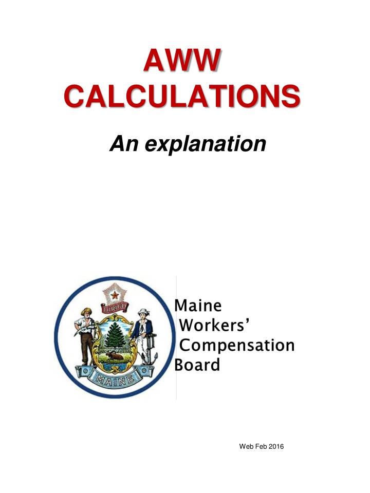 Workers' Compensation Wage Statements Explanation
