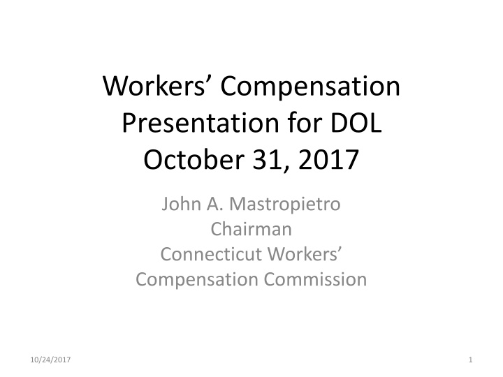 Connecticut Workers' Compensation Act