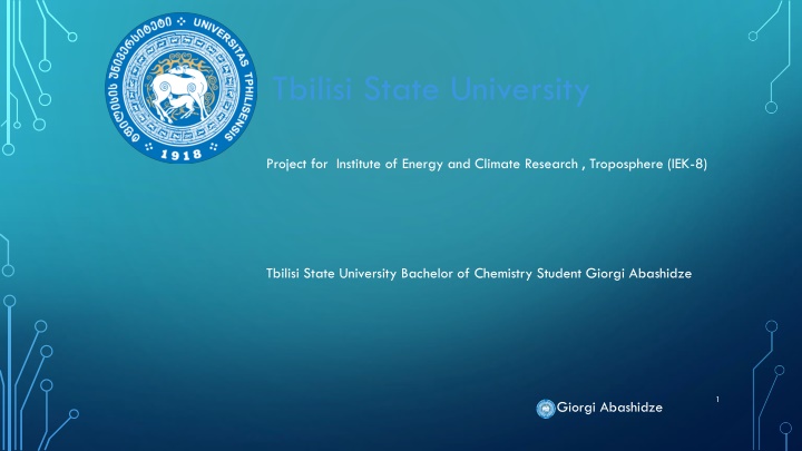 Earth's Atmosphere and Human Impact: Research at Tbilisi State University