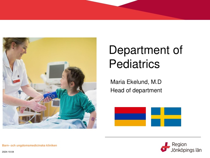 Pediatric Department at Barn-och Ungdomsmedicinska Kliniken - Providing Specialized Care for Children