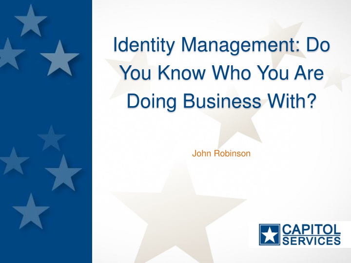 Customer Due Diligence and Proposed Federal Legislation