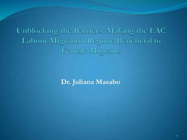Women in International Migration: Insights and Challenges