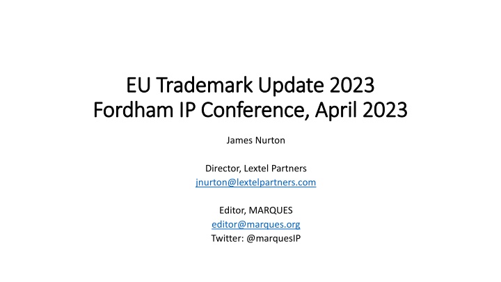Latest Trends in EU Trademark and IP Cases 2023