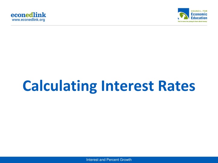 Interest Rates and Percent Growth
