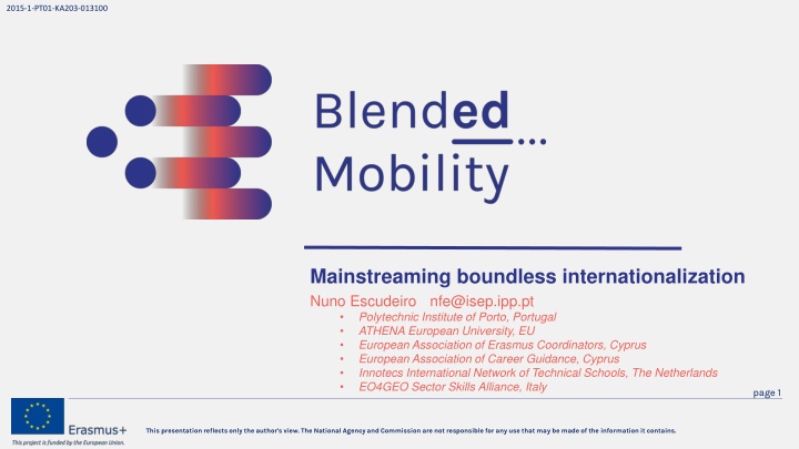Blended Mobility in International Education