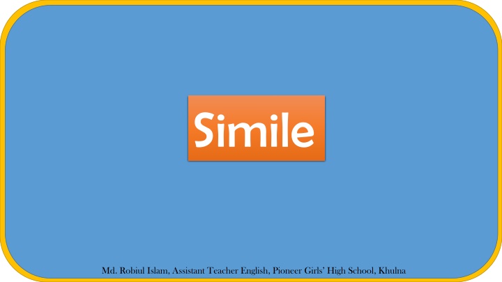 Similes in English Language: Examples and Explanation