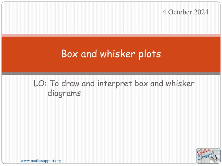 Box-and-Whisker Plots for Data Analysis