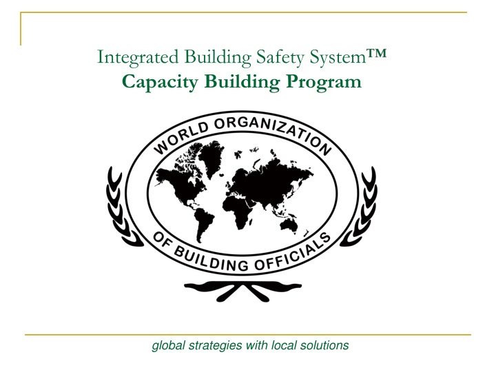 Empowering Communities: Integrated Building Safety System Capacity Building Program